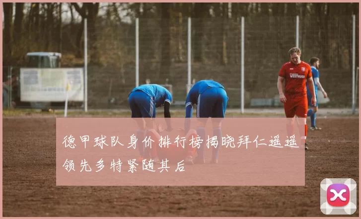 德甲球队身价排行榜揭晓拜仁遥遥领先多特紧随其后